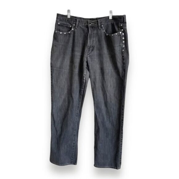 Sean John Relaxed Fit Jeans with Metal Studs - Picture 1 of 10